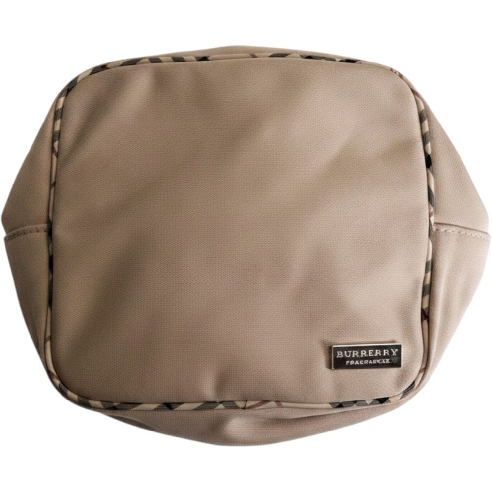 Burberry Fragrances Canvas Cosmetic Travel Pouch with Nova Check Trim